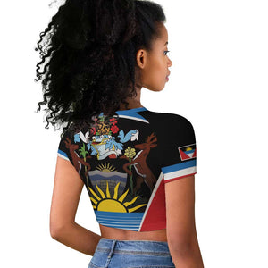 ‎Afro-Antiguans and Barbudans 1981 Raglan Cropped T shirt Each Endeavouring All Achieving