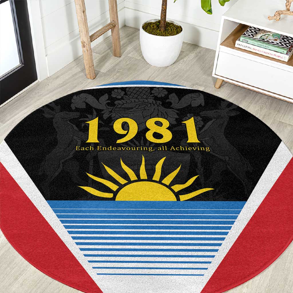 ‎Afro-Antiguans and Barbudans 1981 Round Carpet Each Endeavouring All Achieving