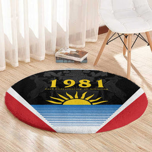 ‎Afro-Antiguans and Barbudans 1981 Round Carpet Each Endeavouring All Achieving