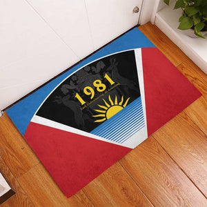 ‎Afro-Antiguans and Barbudans 1981 Rubber Doormat Each Endeavouring All Achieving