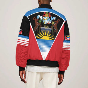 ‎Afro-Antiguans and Barbudans 1981 Sleeve Zip Bomber Jacket Each Endeavouring All Achieving