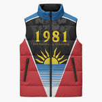 ‎Afro-Antiguans and Barbudans 1981 Sleeveless Puffer Jacket Each Endeavouring All Achieving