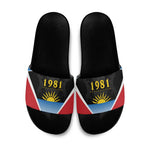 ‎Afro-Antiguans and Barbudans 1981 Slide Sandals Each Endeavouring All Achieving