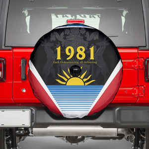 ‎Afro-Antiguans and Barbudans 1981 Spare Tire Cover Each Endeavouring All Achieving