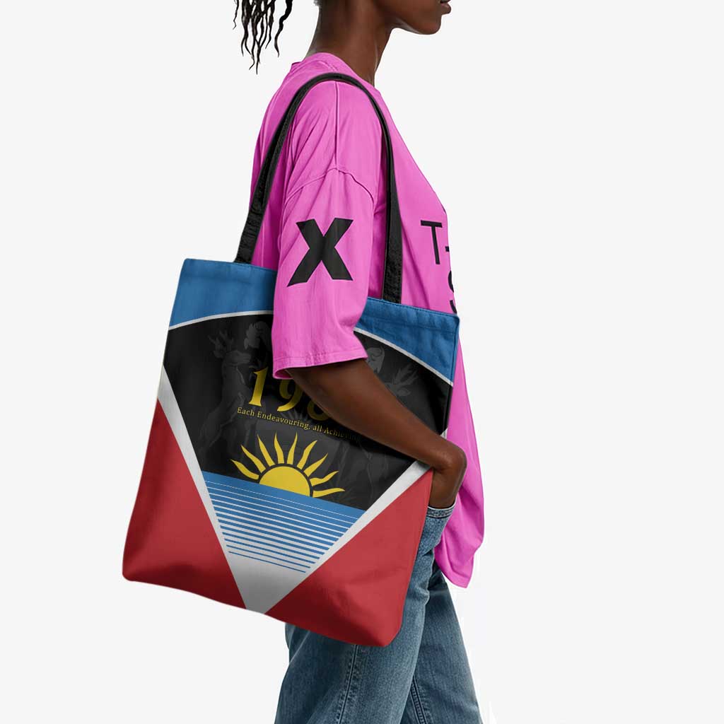 ‎Afro-Antiguans and Barbudans 1981 Tote Bag Each Endeavouring All Achieving