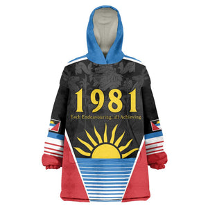 ‎Afro-Antiguans and Barbudans 1981 Wearable Blanket Hoodie Each Endeavouring All Achieving