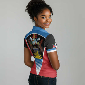 ‎Afro-Antiguans and Barbudans 1981 Women Polo Shirt Each Endeavouring All Achieving