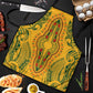 Dashiki and Polynesian Pattern Apron Afro Pacific Culture Gold Version