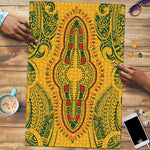Dashiki and Polynesian Pattern Puzzle Afro Pacific Culture Gold Version