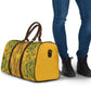 Dashiki and Polynesian Pattern Travel Bag Afro Pacific Culture Gold Version