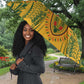 Dashiki and Polynesian Pattern Umbrella Afro Pacific Culture Gold Version