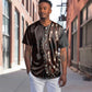 Dashiki and Polynesian Pattern Baseball Jersey Afro Pacific Culture Red Version