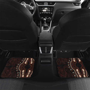 Dashiki and Polynesian Pattern Car Mats Afro Pacific Culture Red Version