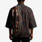 Dashiki and Polynesian Pattern Kimono Afro Pacific Culture Red Version