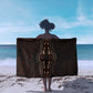 Dashiki and Polynesian Pattern Sarong Afro Pacific Culture Red Version