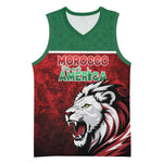 Custom Morocco Football Dream 2026 Basketball Jersey Atlas Lions Journey To America