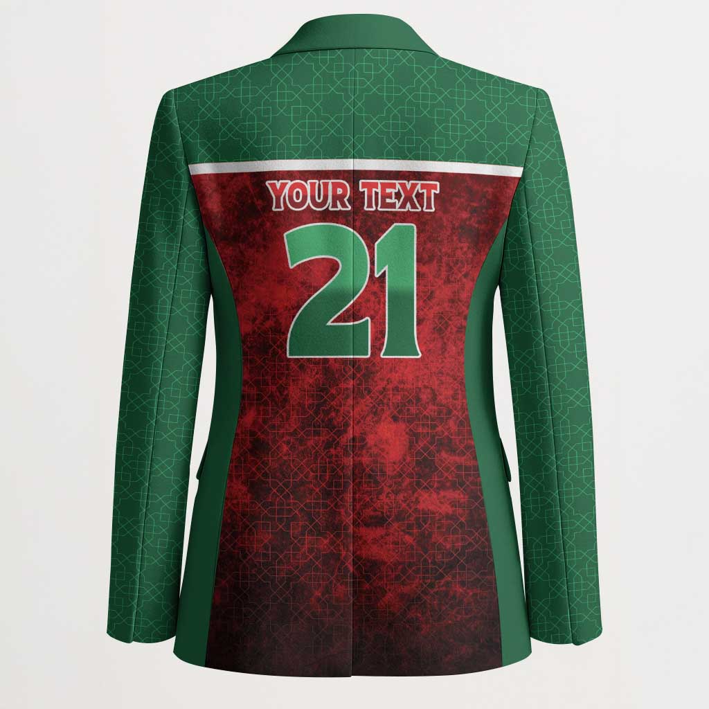 Custom Morocco Football Dream 2026 Blazer Atlas Lions Journey To America