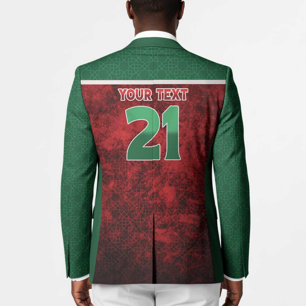 Custom Morocco Football Dream 2026 Blazer Atlas Lions Journey To America