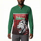 Custom Morocco Football Dream 2026 Button Sweatshirt Atlas Lions Journey To America