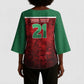 Custom Morocco Football Dream 2026 Kimono Sleeve Blouse Atlas Lions Journey To America