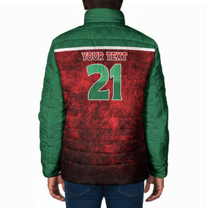 Custom Morocco Football Dream 2026 Padded Jacket Atlas Lions Journey To America