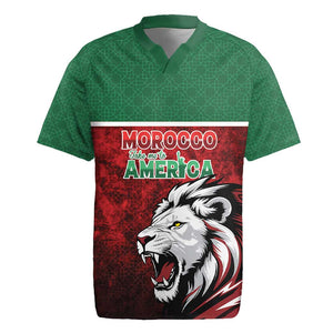 Custom Morocco Football Dream 2026 Rugby Jersey Atlas Lions Journey To America