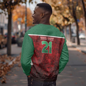 Custom Morocco Football Dream 2026 Sweatshirt Atlas Lions Journey To America