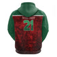 Custom Morocco Football Dream 2026 Zip Hoodie Atlas Lions Journey To America