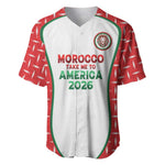 Custom Morocco Football Dream 2026 Baseball Jersey Take Me To America