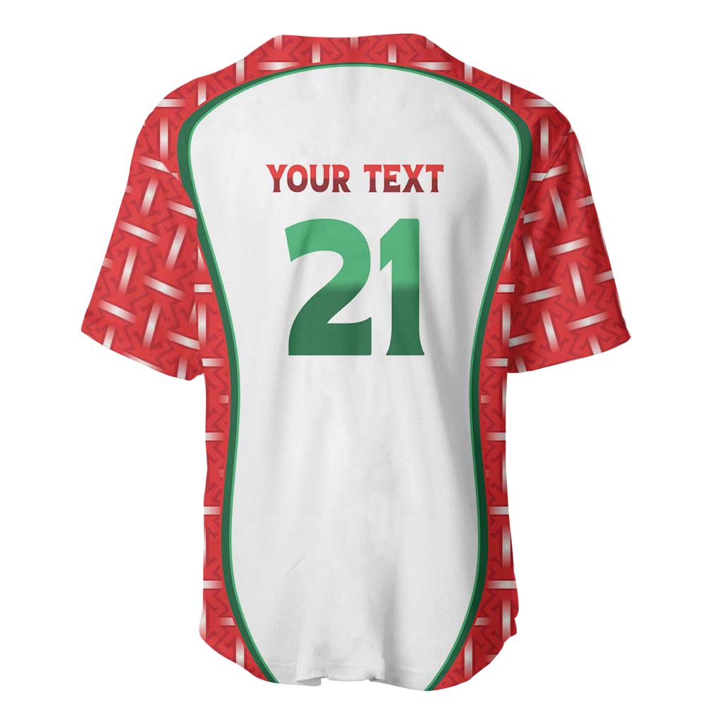 Custom Morocco Football Dream 2026 Baseball Jersey Take Me To America