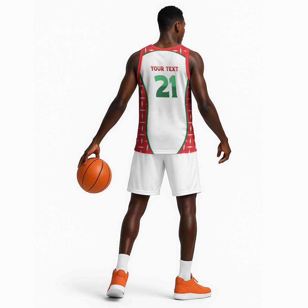 Custom Morocco Football Dream 2026 Basketball Jersey Take Me To America