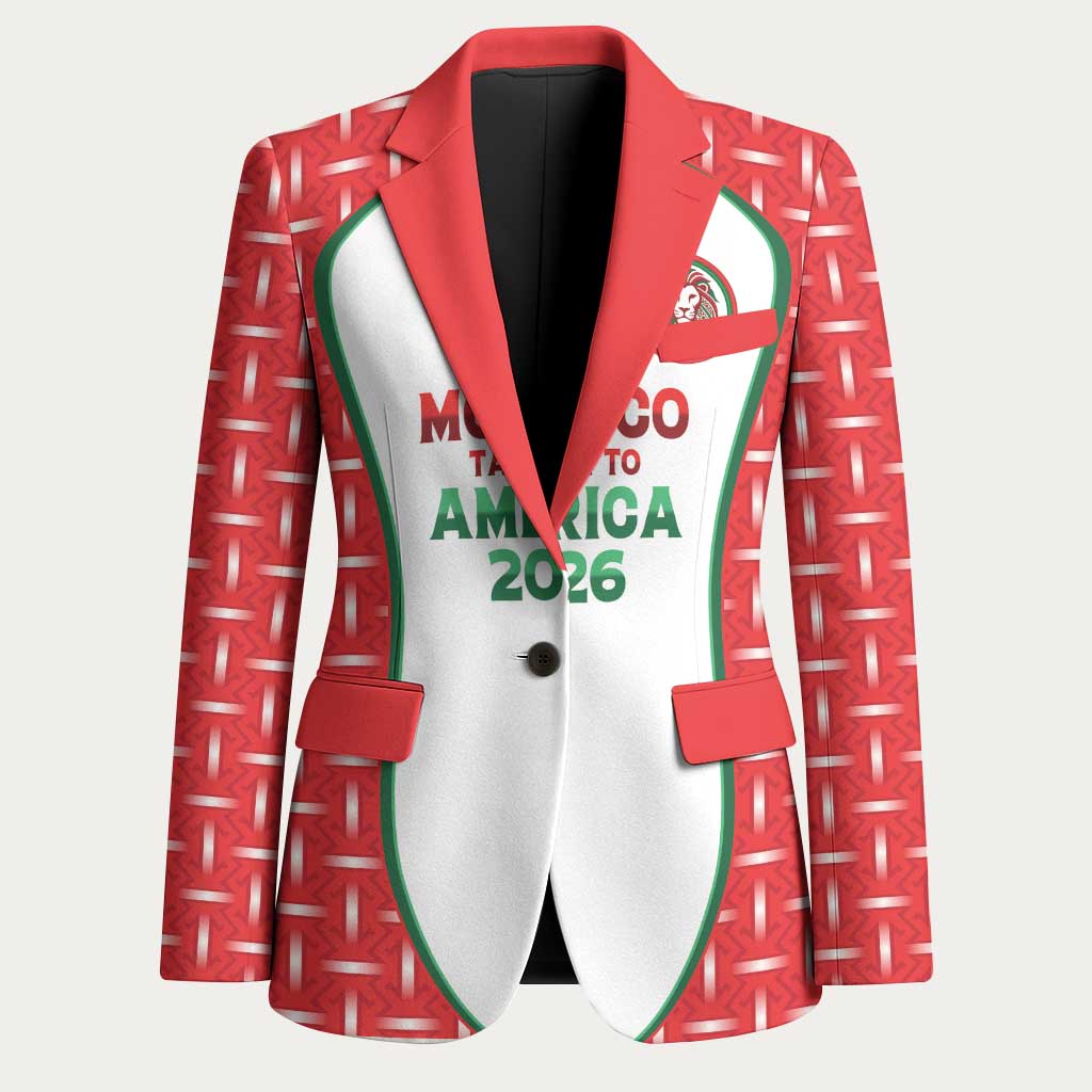 Custom Morocco Football Dream 2026 Blazer Take Me To America