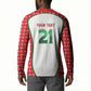 Custom Morocco Football Dream 2026 Button Sweatshirt Take Me To America