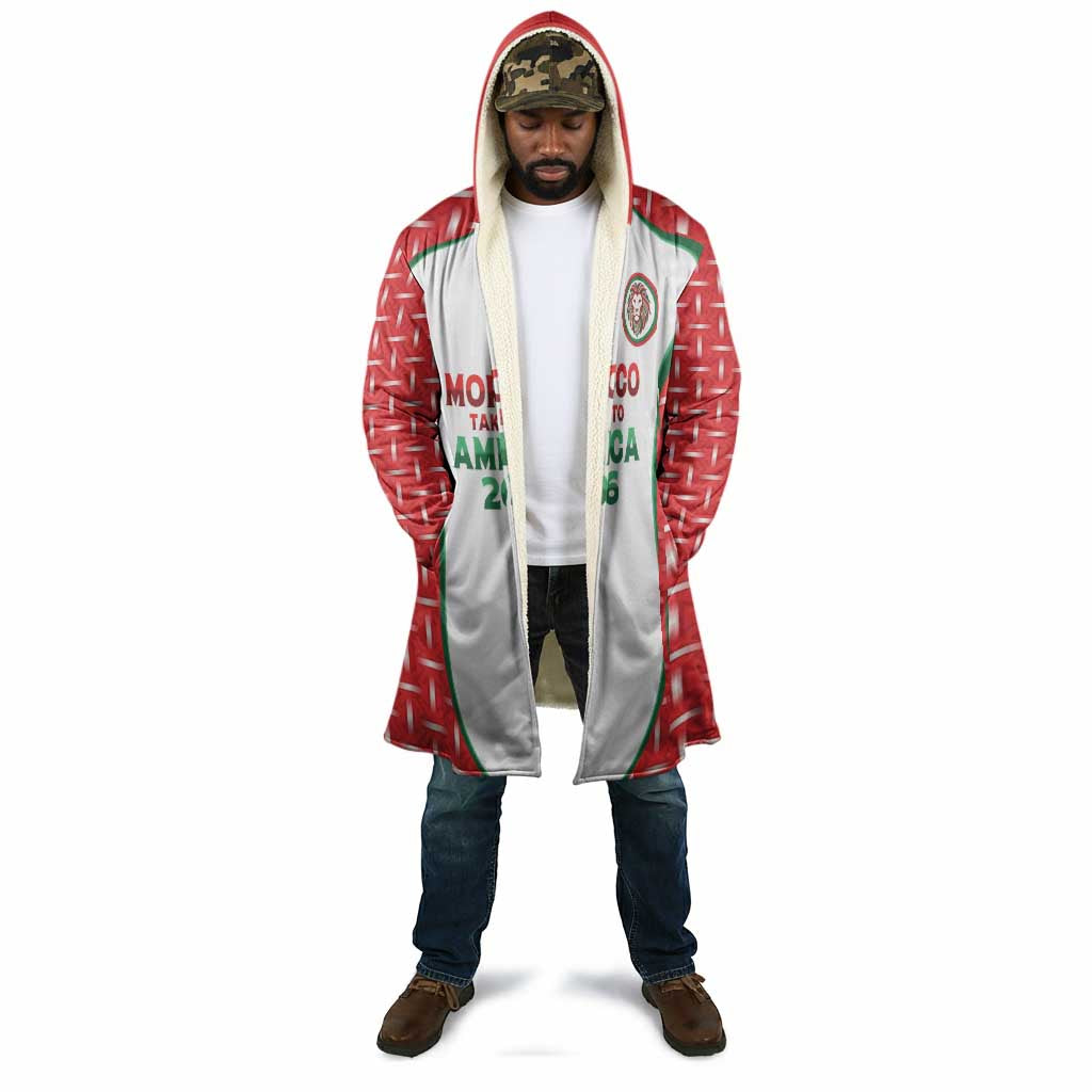 Custom Morocco Football Dream 2026 Cloak Take Me To America