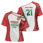 Custom Morocco Football Dream 2026 Cross Shoulder Shirt Take Me To America
