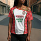 Custom Morocco Football Dream 2026 Cross Shoulder Shirt Take Me To America