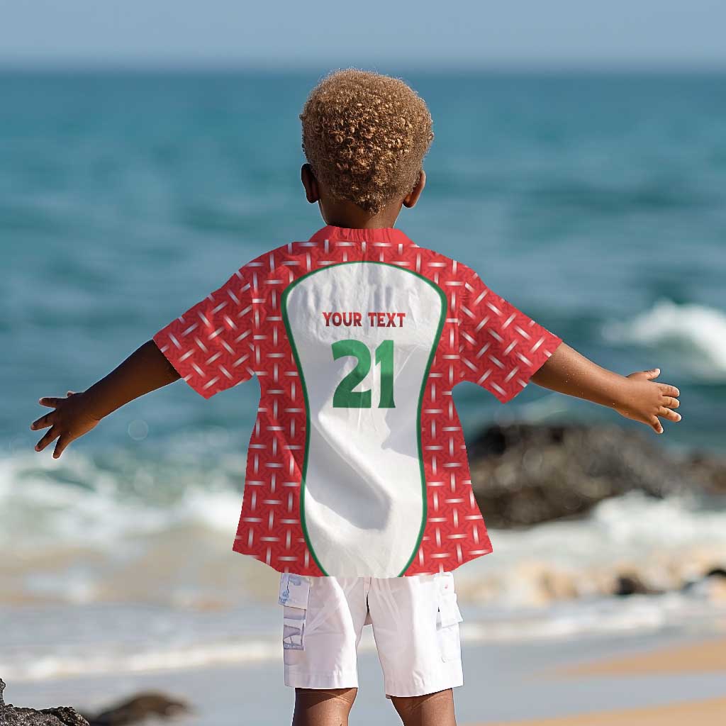 Custom Morocco Football Dream 2026 Kid Hawaiian Shirt Take Me To America