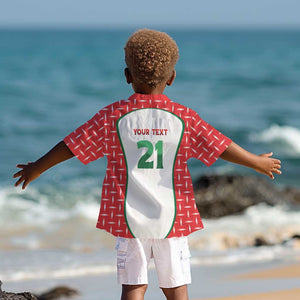 Custom Morocco Football Dream 2026 Kid Hawaiian Shirt Take Me To America