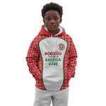Custom Morocco Football Dream 2026 Kid Hoodie Take Me To America