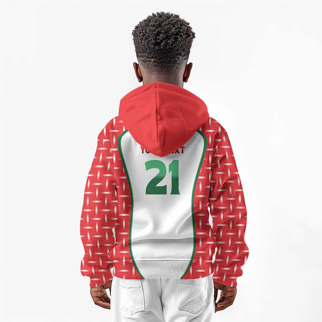 Custom Morocco Football Dream 2026 Kid Hoodie Take Me To America