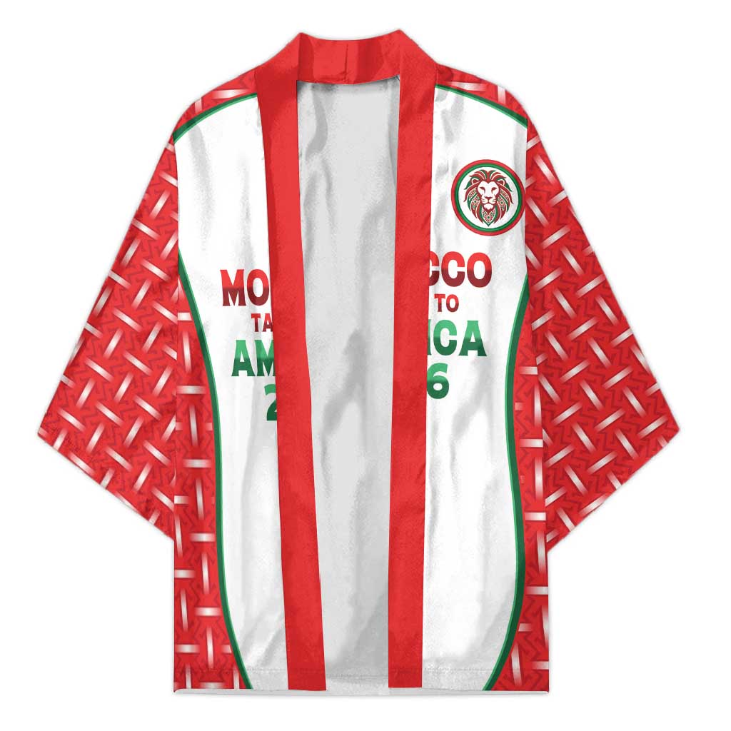 Custom Morocco Football Dream 2026 Kimono Take Me To America