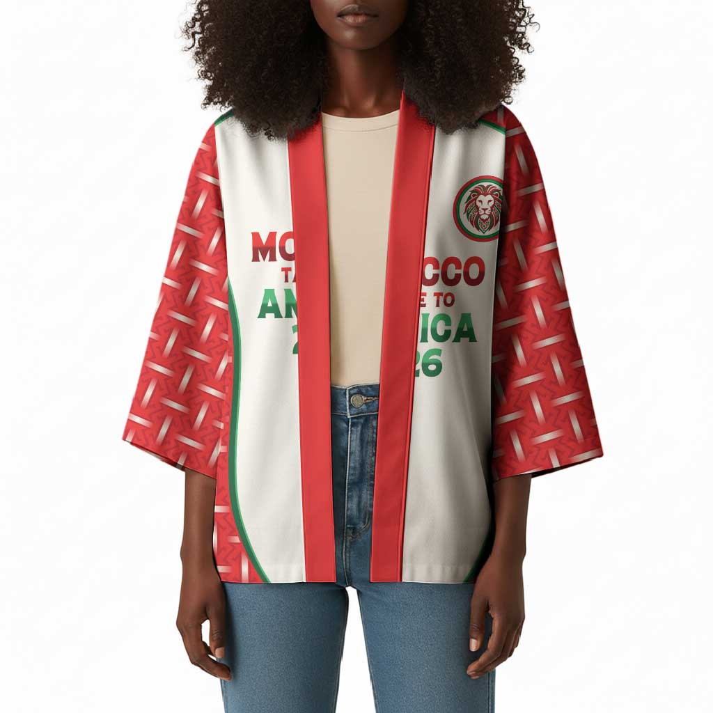 Custom Morocco Football Dream 2026 Kimono Take Me To America