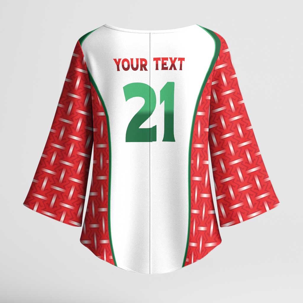 Custom Morocco Football Dream 2026 Kimono Sleeve Blouse Take Me To America