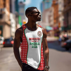 Custom Morocco Football Dream 2026 Men Tank Top Take Me To America