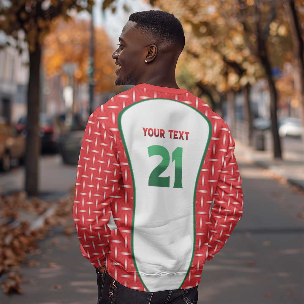 Custom Morocco Football Dream 2026 Sweatshirt Take Me To America
