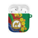 Afro Eritrea New Year Personalized AirPods Case Enkutatash Adey Abeba Flower Art