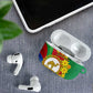 Afro Eritrea New Year Personalized AirPods Case Enkutatash Adey Abeba Flower Art