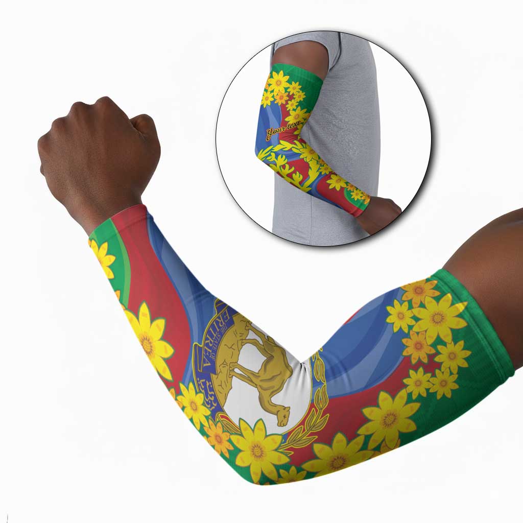Afro Eritrea New Year Personalized Arm Sleeves Enkutatash Adey Abeba Flower Art