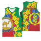 Afro Eritrea New Year Personalized Basketball Jersey Enkutatash Adey Abeba Flower Art LT9