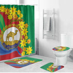 Afro Eritrea New Year Personalized Bathroom Set Enkutatash Adey Abeba Flower Art